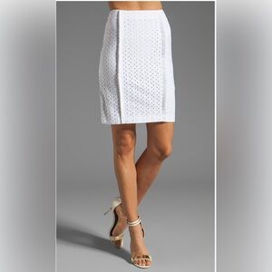 Brand new Catherine Malandrino White eyelet Pencil Skirt. Absolutely gorgeous